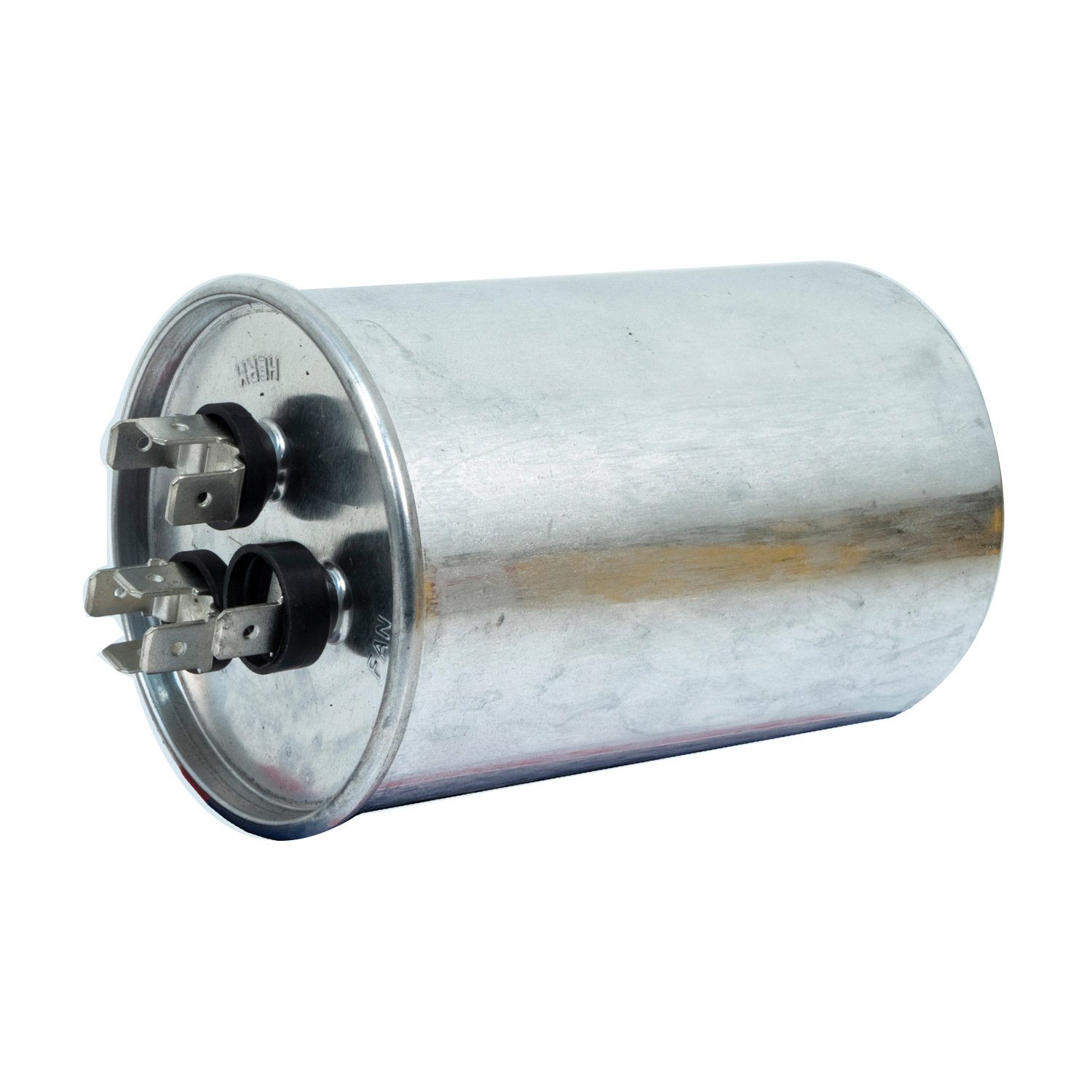 Dual Rated Motor Run Capacitor, Titan Pro, 35+7.5 uF, 440/370 V, Standard Blade Terminal - 3
