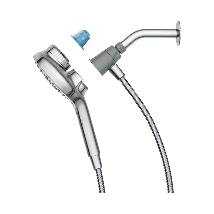 Moen INLY IN208H2 Hand Shower, 1/2 in Connection, 1.75 gpm, 6-Spray Function, Chrome, 60 in L Hose - 2