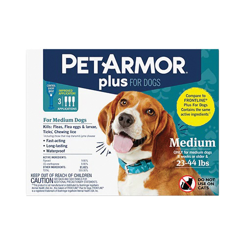PetArmor Plus 5388 Flea and Tick Topical Treatment, Liquid Tube