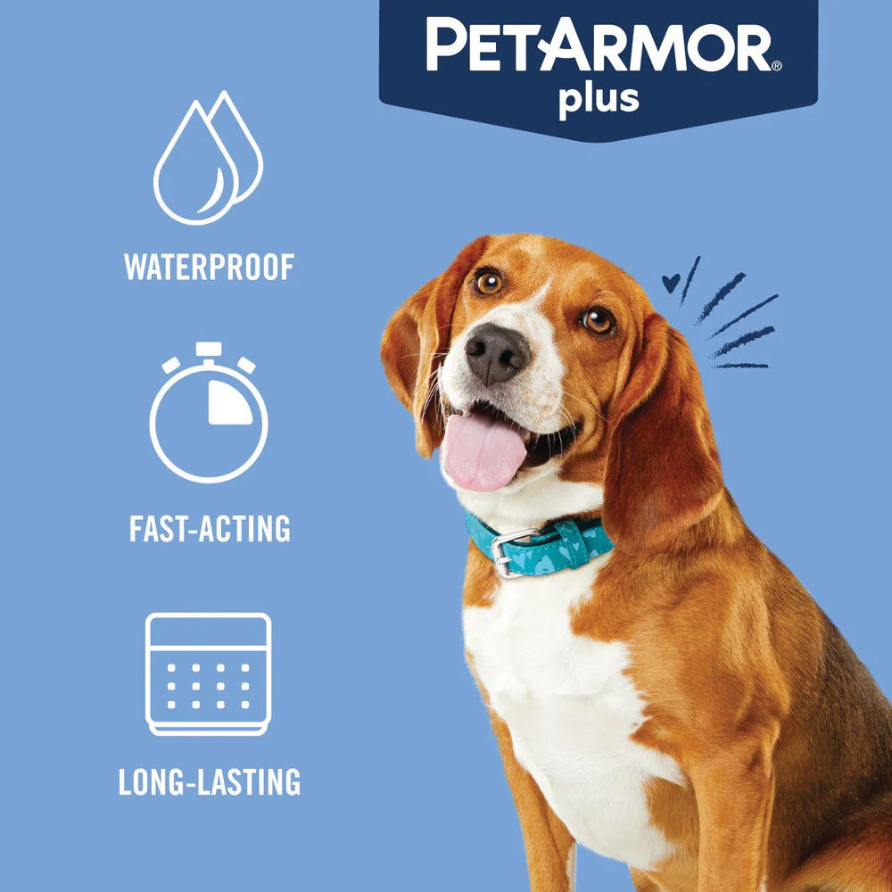 PetArmor Plus 5388 Flea and Tick Topical Treatment, Liquid Tube