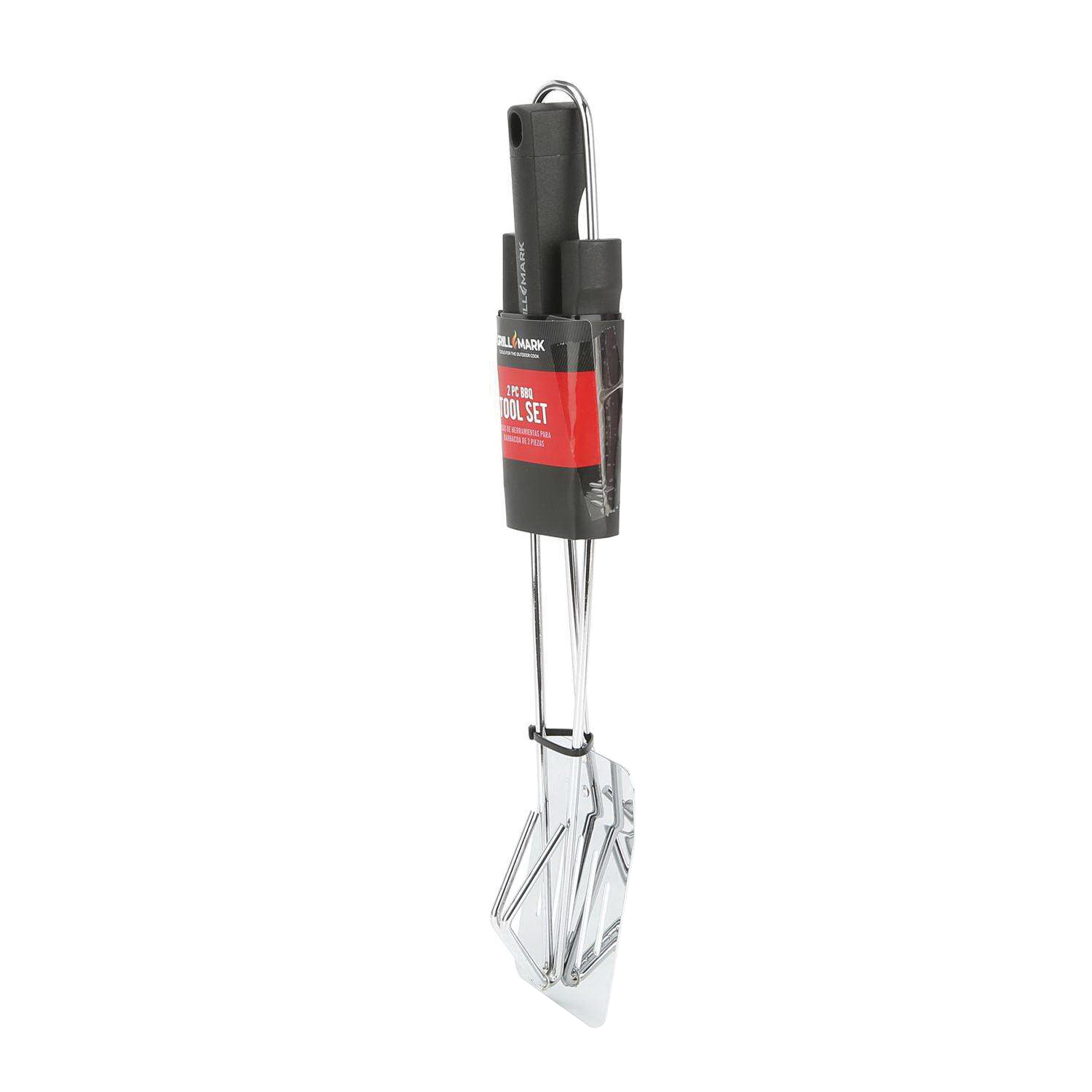 Grill Turner and Tongs, Grillmark, Stainless Steel Blade, Plastic Handle - 4