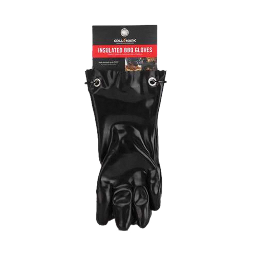 40111ACE Grilling Gloves, Rubber, Black