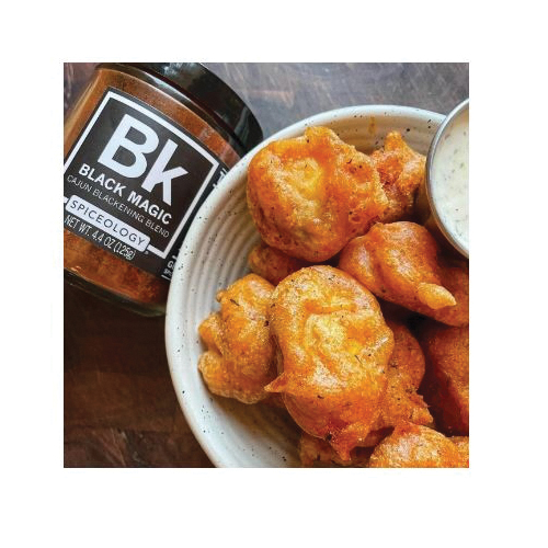 BBQ Rub, Spiceology, Cajun Blackening, 4.4 oz Jar - 3