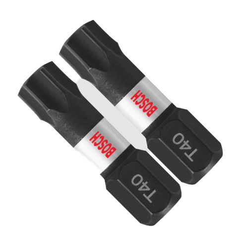 Impact Tough ITT40102 Insert Bit, #40 Drive, Torx Drive, 1/4 in Shank, Hex Shank, 1 in L, Steel