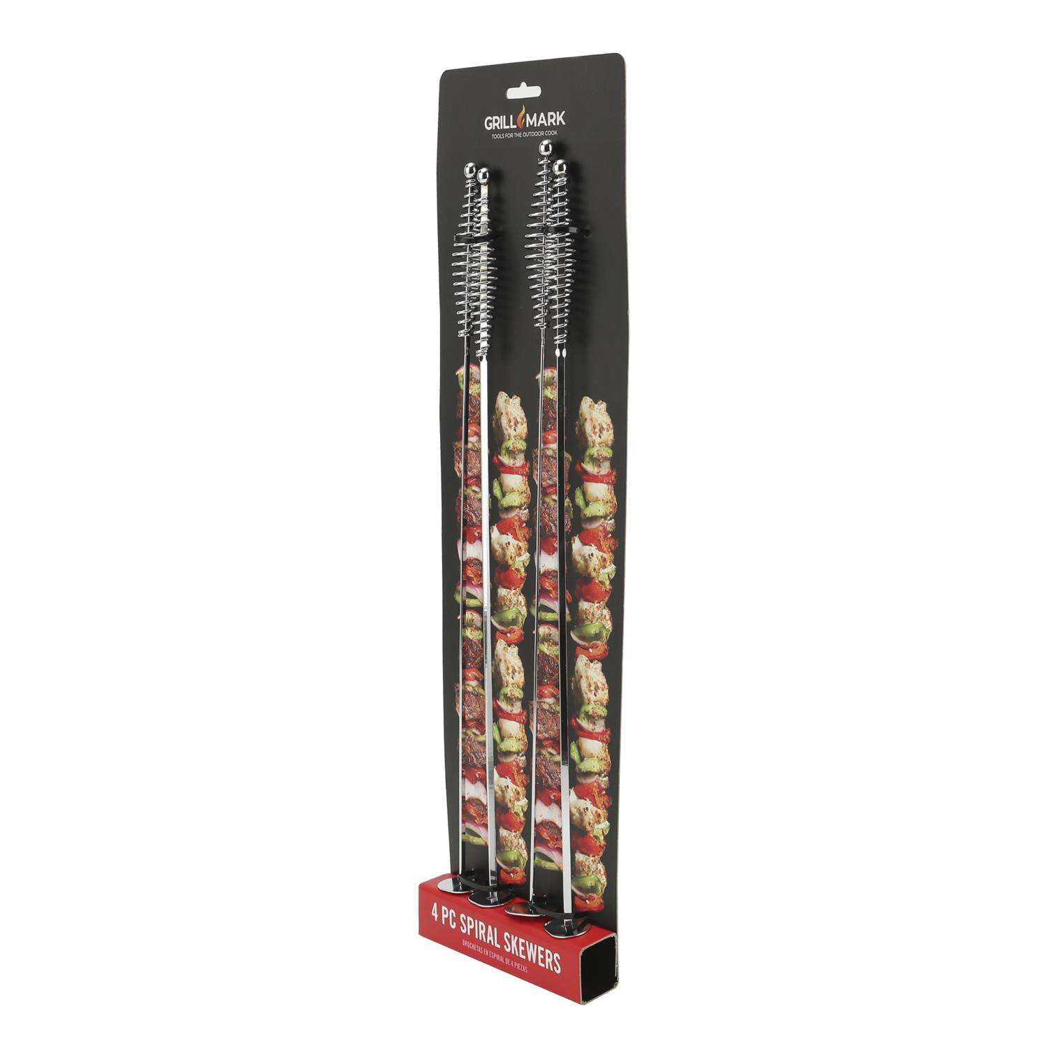 Spiral Skewer, Grillmark, 17 in OAL - 3