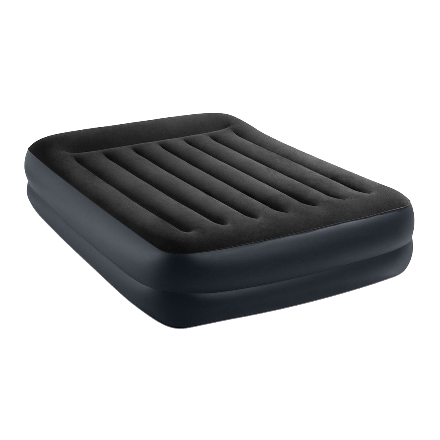 Intex Dura-Beam 64123ED Pillow Rest Air Mattress, 80 in L, 60 in W, Queen, Fiber, Black - 3