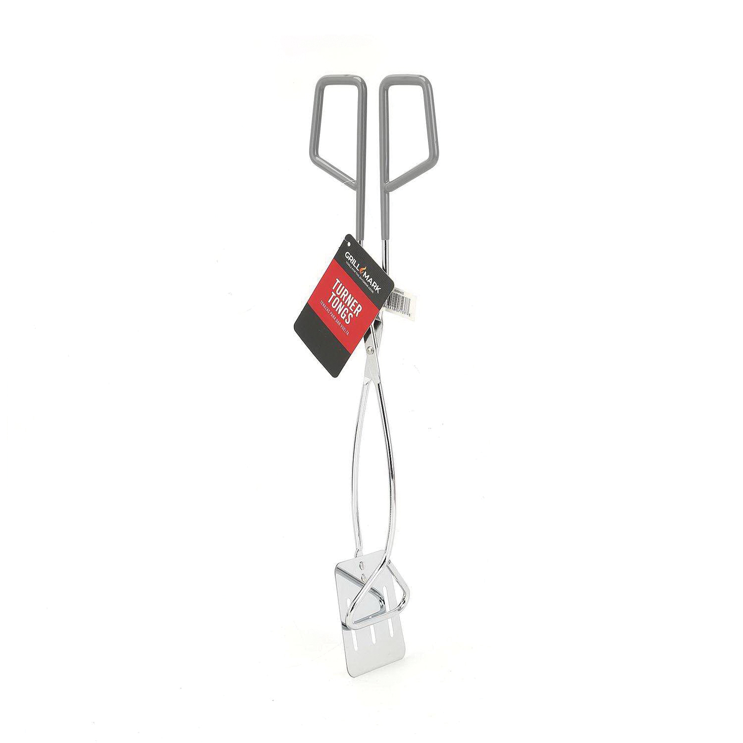 Grill Tongs, Grillmark, Steel Blade, Steel, Rubber Handle - 3