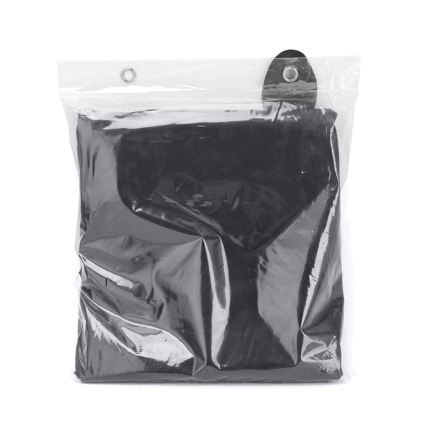 Universal Grill Cover, Grillmark, 65 in W, 20 in D, 40 in H, PVC, Black - 2