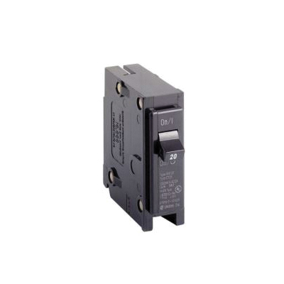 Eaton BR12010CP Circuit Breaker, Type BR, 20 A, 1-Pole, 120/240 V, Thermal Magnetic Trip, Plug-In Mounting