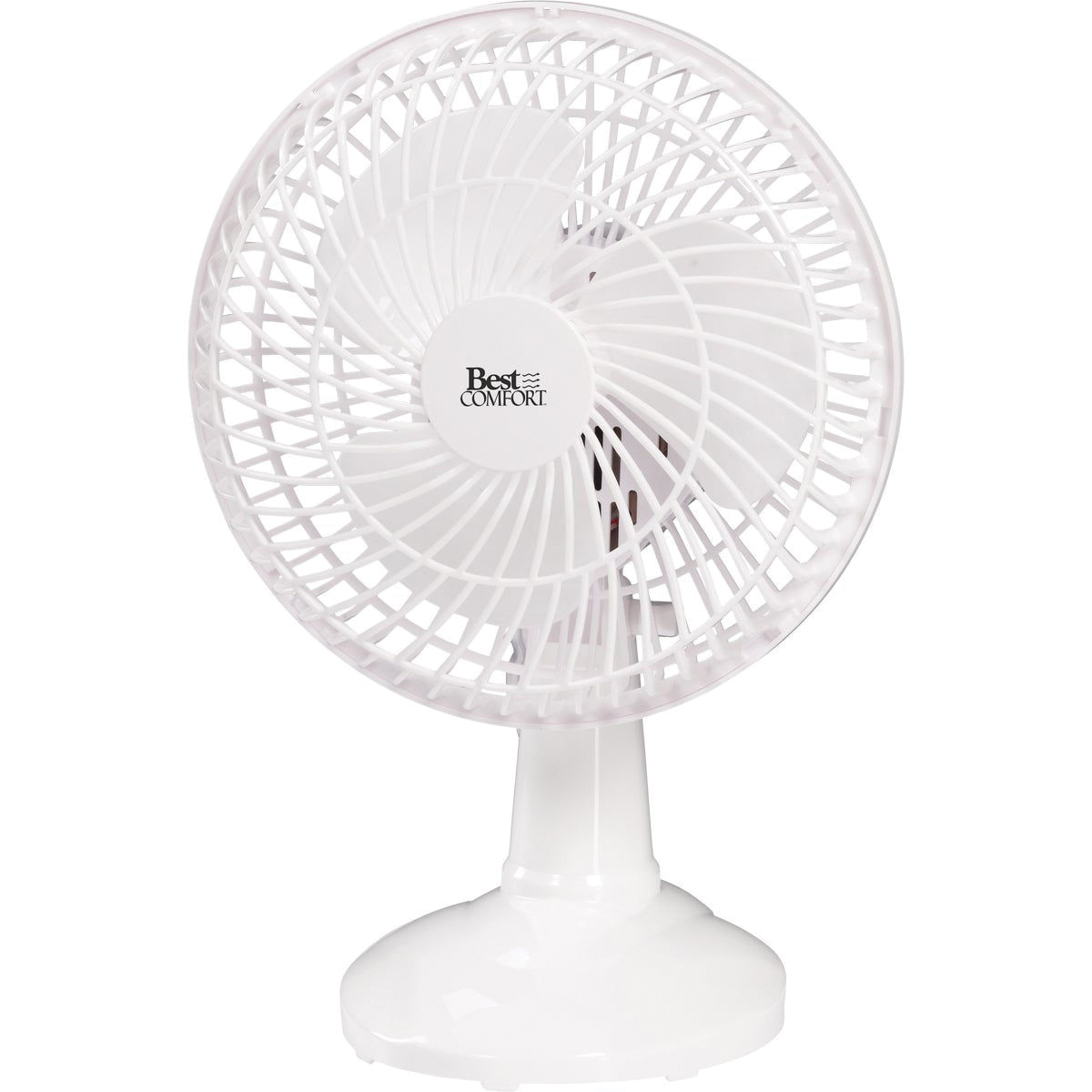 Best Comfort 523488 Personal Fan, 120 V, 2-Speed, 226 cfm Air, White