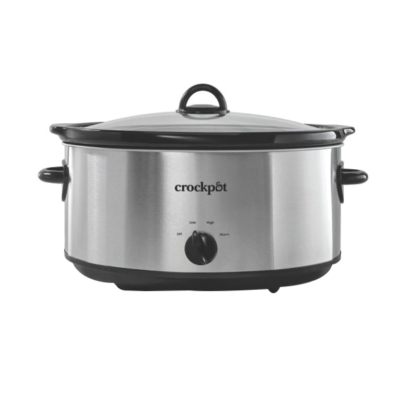 2133115 Manual Slow Cooker, 8 qt Capacity, Stainless Steel