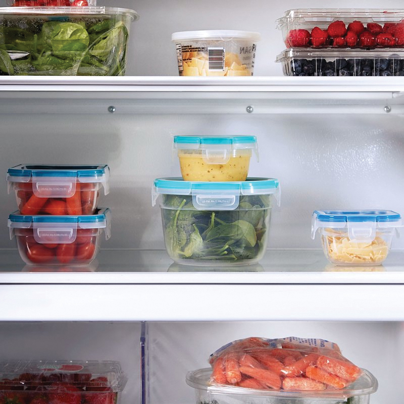 1134476 Food Storage Container Set, Plastic, Clear