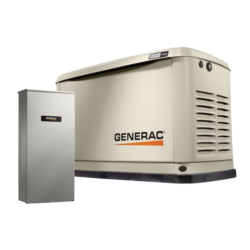 Guardian 7224 Generator, 58.3 A, 120/240 V, 14 kW Output, LPG, Natural Gas, Electronic Start