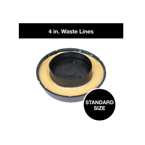 Harvey No-Seep No. 5 006005 Gasket With Sleeve, Wax, For: 4 in Waste Lines