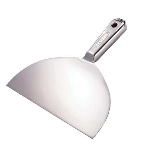 Full-Metal Joint Knife, Hyde, 8 in W Blade, Stainless Steel Blade, Flexible Blade, Hammer Head Handle - 3