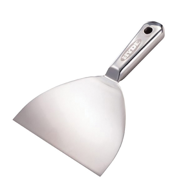 Full-Metal Joint Knife, Hyde, 6 in W Blade, Stainless Steel Blade, Flexible Blade, Hammer Head Handle - 3