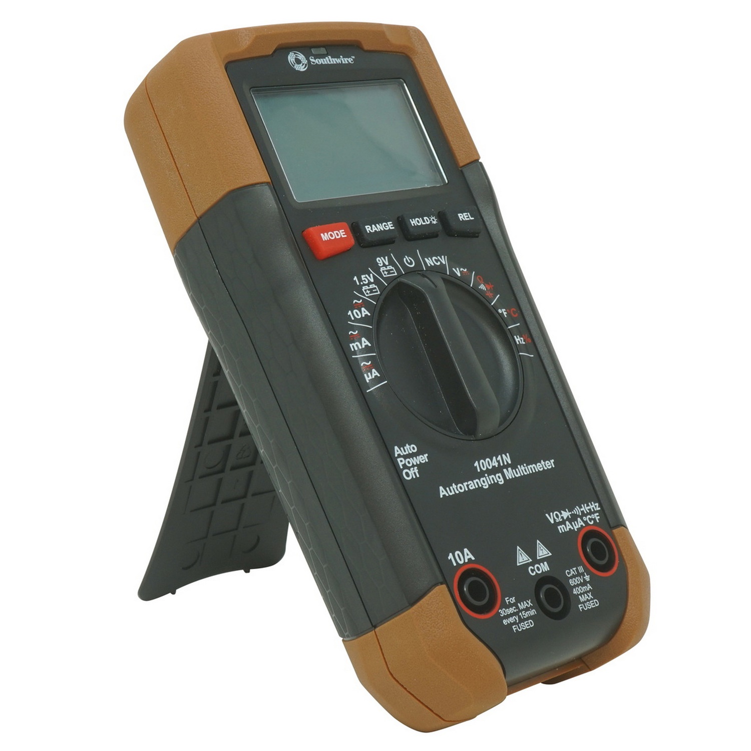 65031240 Auto-Range Multimeter, 600 V, Backlit LCD Display