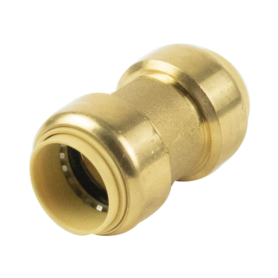 Proline 6630-004 Push Fit Coupling, 3/4 in, Brass, 100 psi Pressure