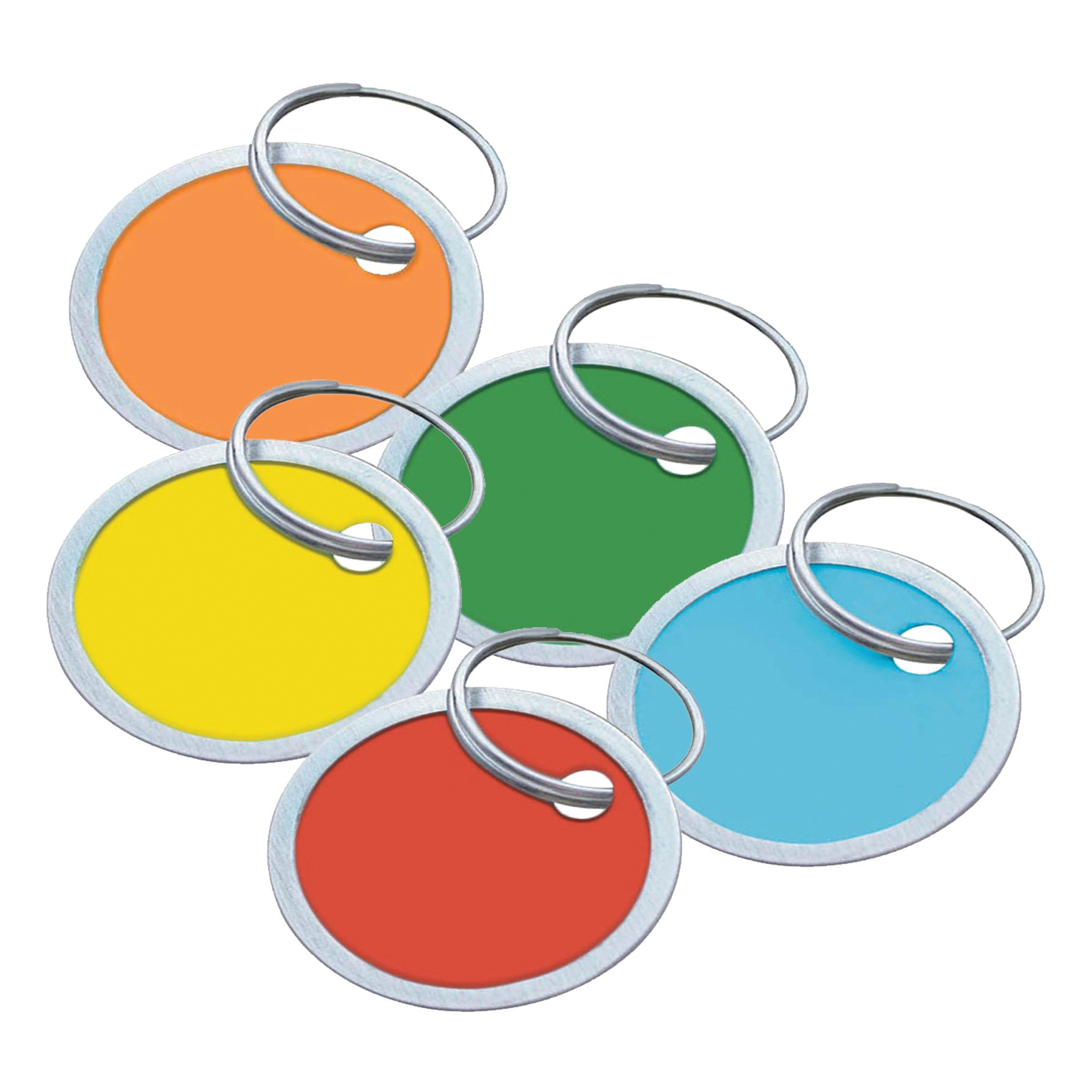 Lucky Line 28529 Key Tag, Metal/Paper, Assorted