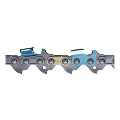 Oregon PowerCut Q72 Saw Chain, 20LPX Chain, 18 in L Bar, 0.063 in Gauge, 0.325 in TPI/Pitch, 72-Link