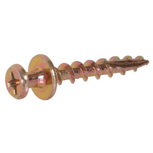 533214 Screw Hook With Level, 1/2 in L, Steel, Brass