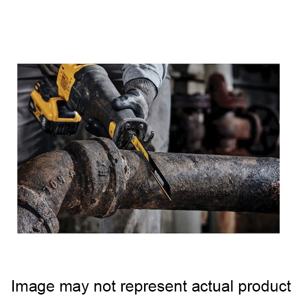 ELITE SERIES DWAR12108CT-1 Reciprocating Saw Blade, 1 in W, 12 in L, 8 TPI, Carbide Cutting Edge