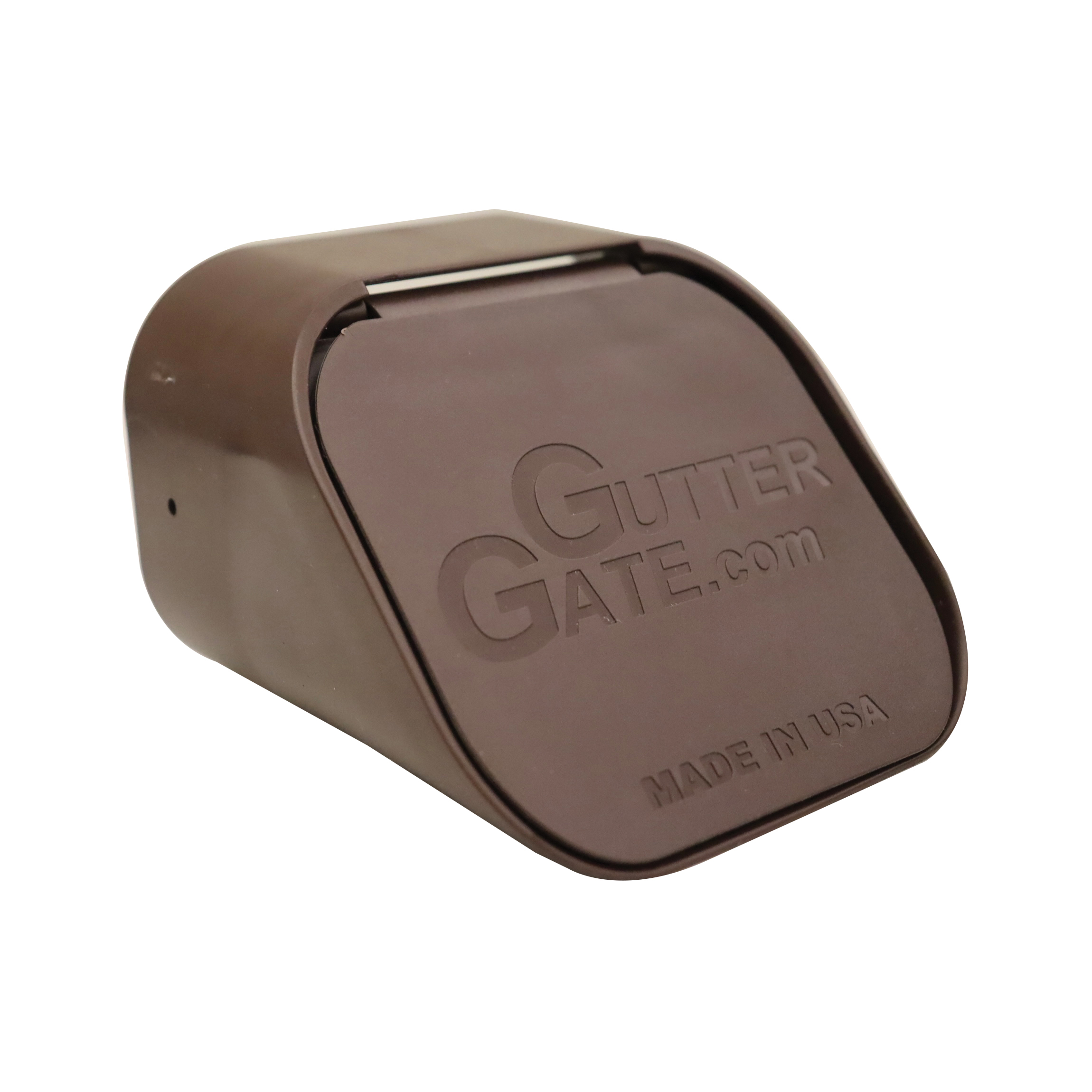 GutterGate Downspout Guard, Brown - 1