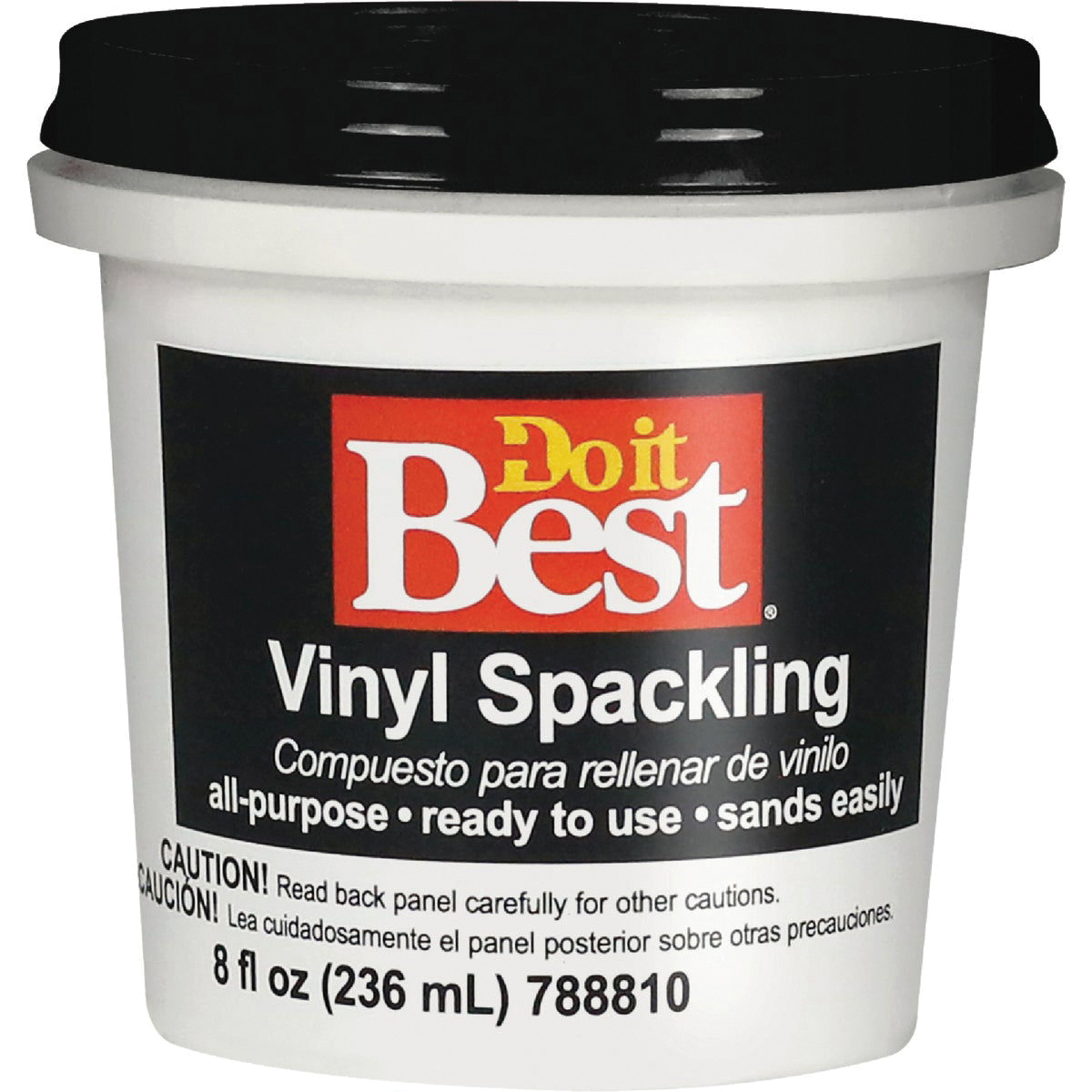 Do It Best 77004 General-Purpose Spackling, White, 1/2 pt