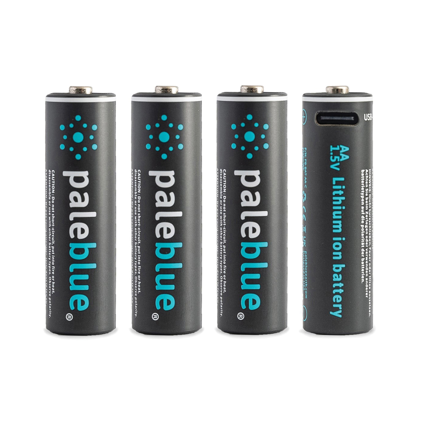 Battery, Pale Blue, 1.5 V Battery, 1700 mAh, AA Battery, Lithium-Ion, Rechargeable - 2