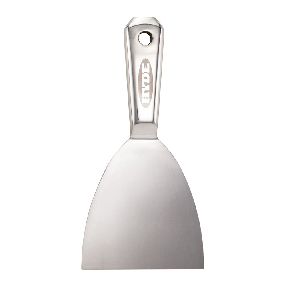 Full-Metal Joint Knife, Hyde, 4 in W Blade, Stainless Steel Blade, Flexible Blade, Hammer Head Handle - 2