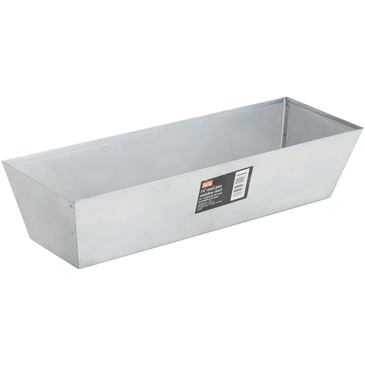 Do It Best 307246 Mud Pan, Stainless Steel