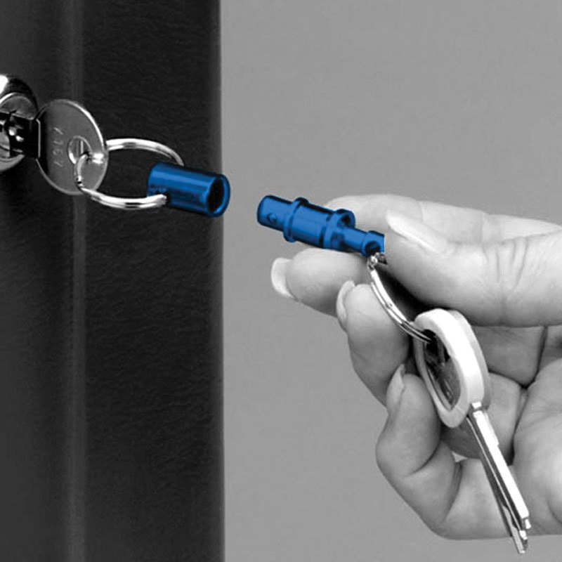 Lucky Line 70601 Quick Release Key Holder, Aluminum, Assorted