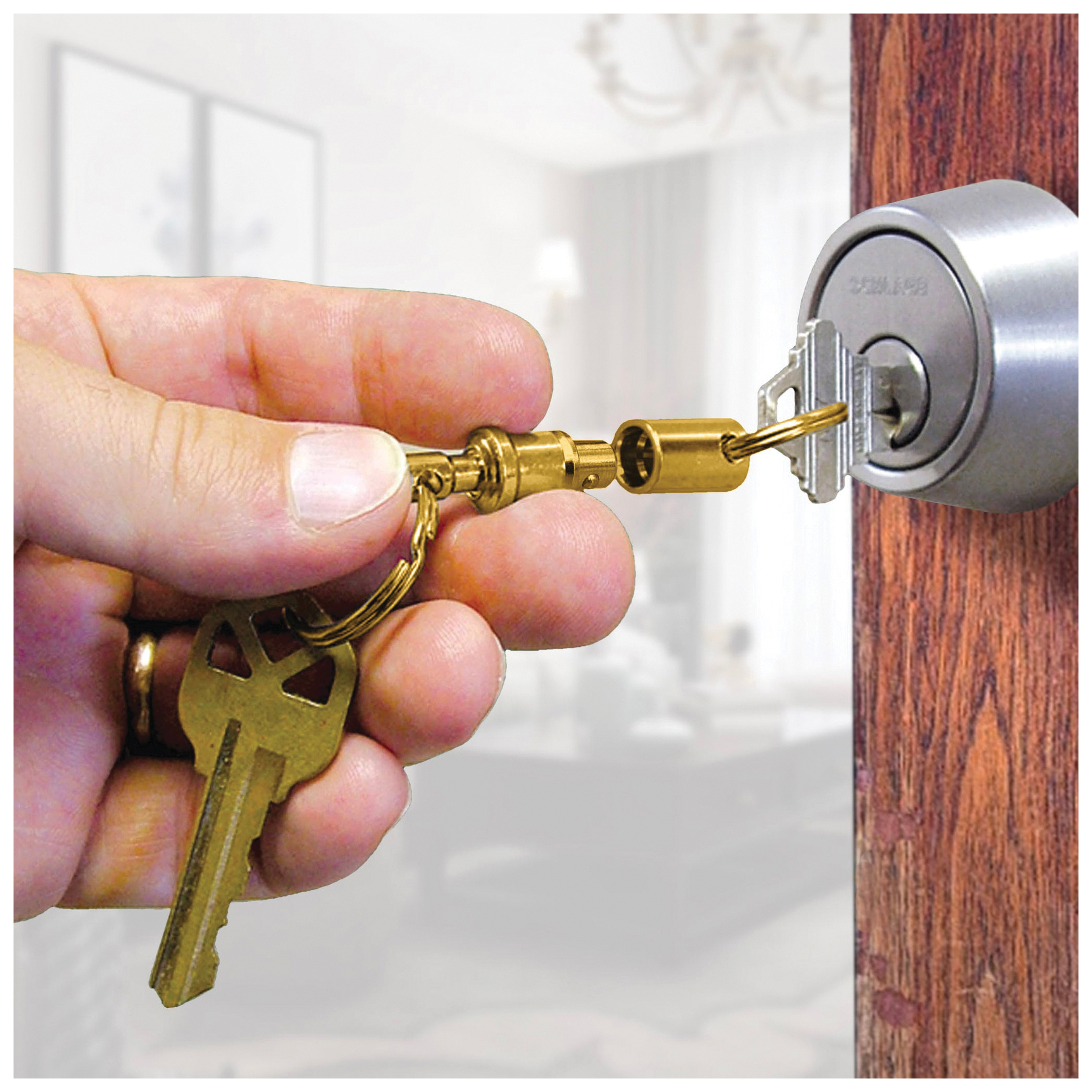 Lucky Line 70601 Quick Release Key Holder, Aluminum, Assorted