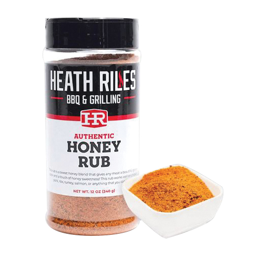 BBQ Rub Shaker, Heath Riles BBQ, Honey, 12 oz - 2