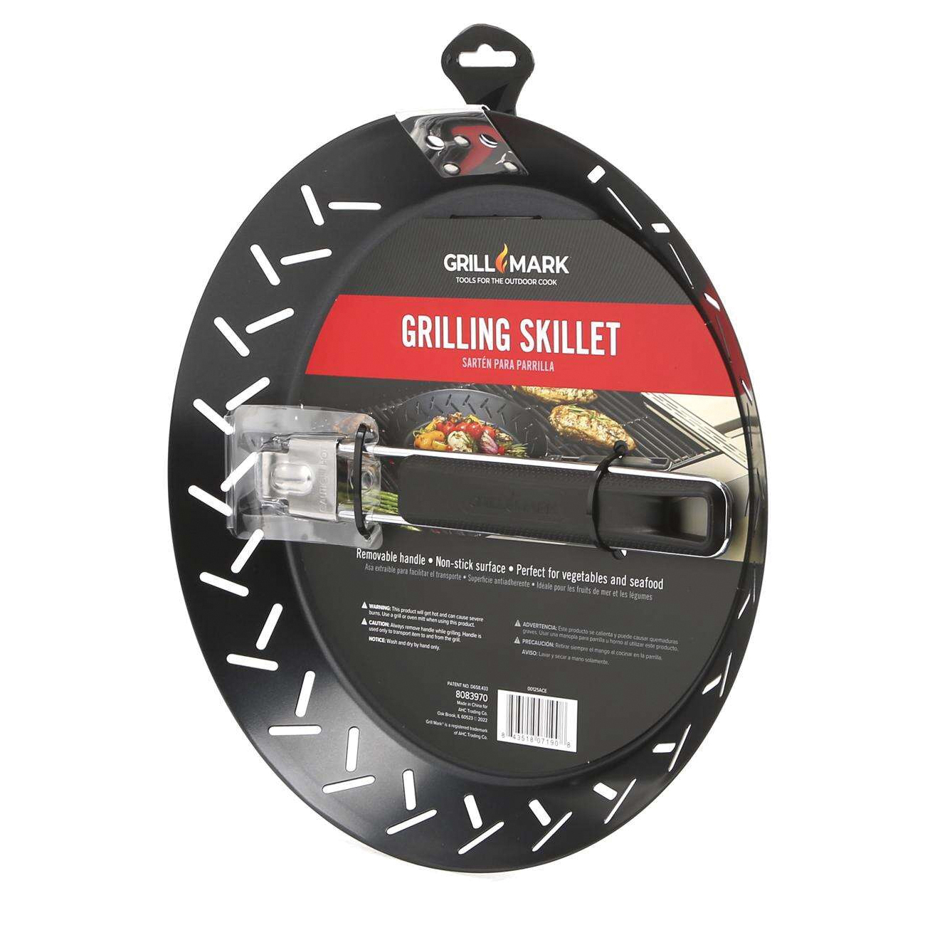 Grilling Skillet, Grillmark, Non-Stick, Removeable Handle, Steel - 3