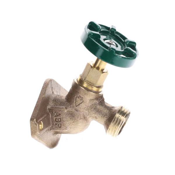 Arrowhead Brass 255XLF Sillcock Valve, 1/2 x 3/4 in Connection, FIP x MHT, 11 gpm, 125 psi Pressure, Brass Body - 4