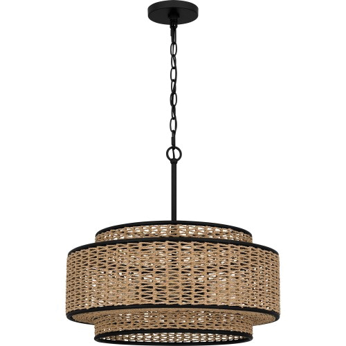 Teton Pendant Light, Quoizel, 5-Light, Black - 2