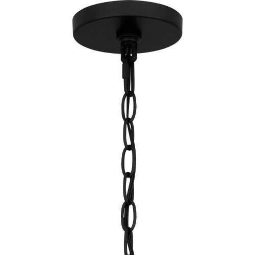 Teton Pendant Light, Quoizel, 5-Light, Black - 5