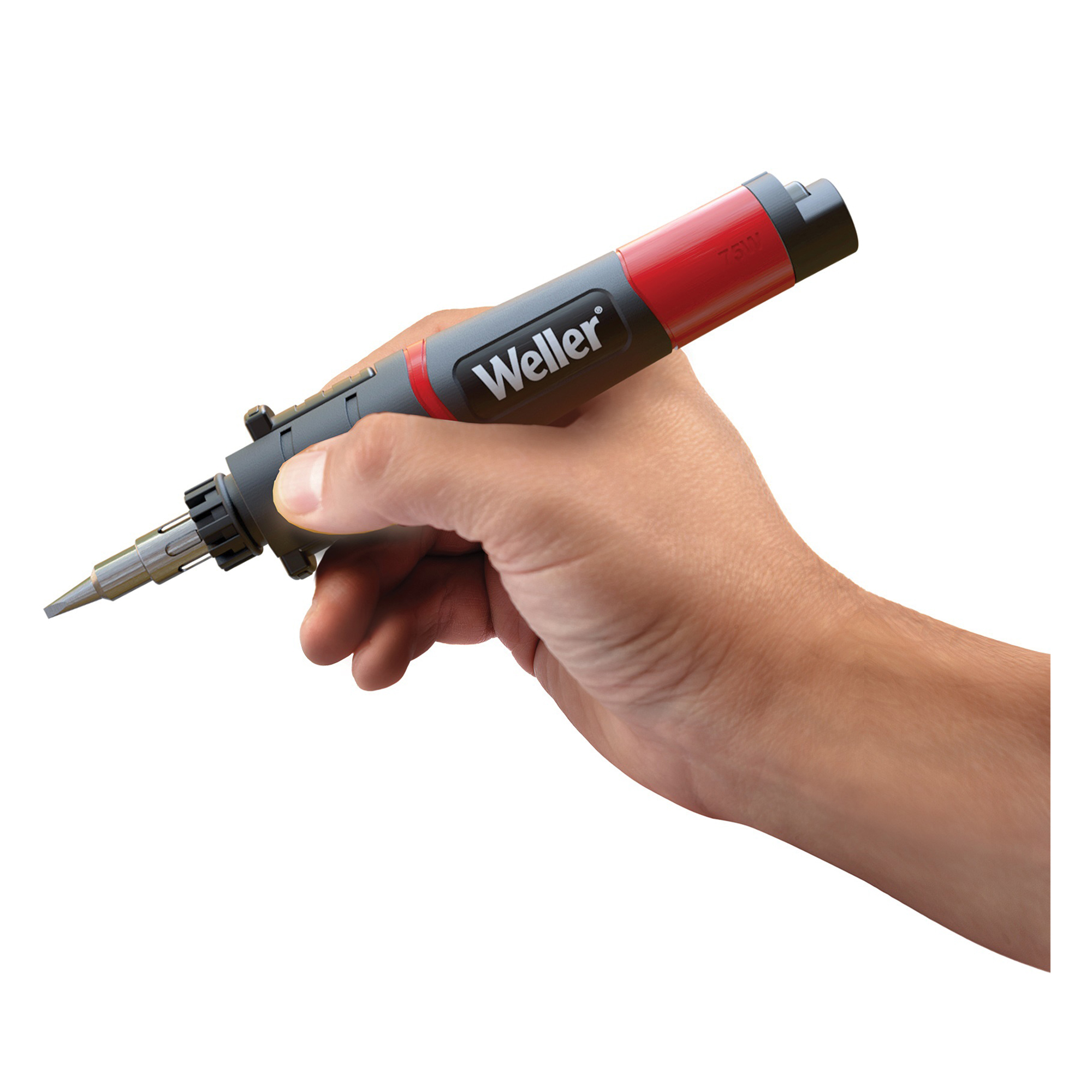 Weller WLBUK75 Cordless Soldering Iron Kit, 230 V, 25 to 75 W, Double Flat Tip - 3