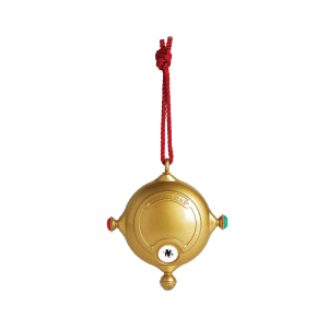 Demdaco 2020230445 Christmas Ornament, 5-1/2 in H, Santa's Kindness, Nylon/Paper/Paperboard/Plastic, Gold/Red - 4