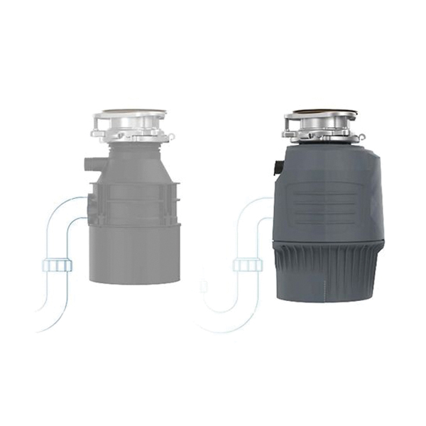 InSinkErator Evolution Series 80021-ISE Garbage Disposal, 3/4 hp Motor, 120 V, Steel, Gray
