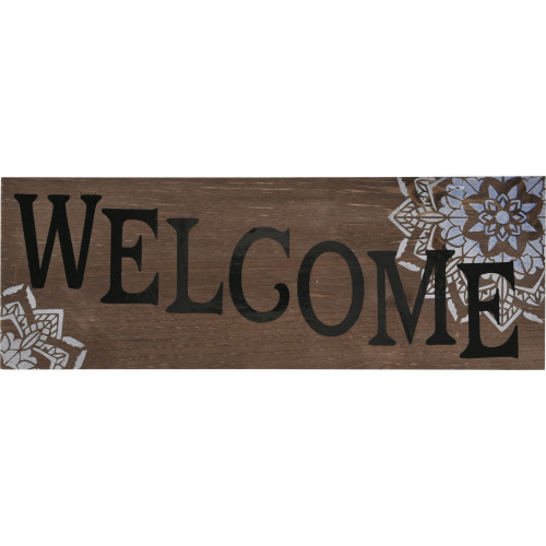 Hillman 848712 Address Plaque, Wood, Brown, Adhesive, Nails, Tacks, Screws