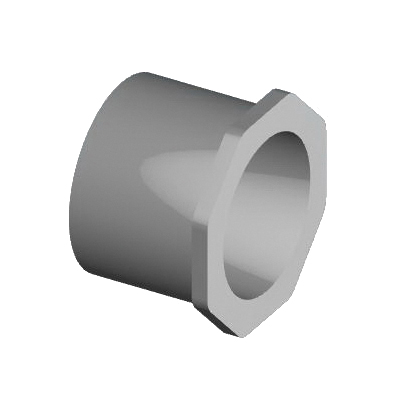 035667 Reducer Bushing, 2-1/2 x 2 in, Spigot x Socket, PVC, White, SCH 40 Schedule