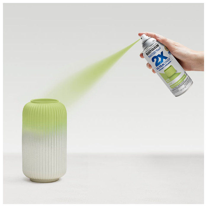 Painter's Touch 2X Ultra Cover 334070 Spray Paint, Satin, Green Apple, 12 oz Aerosol Can - 2