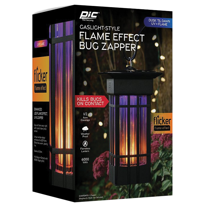 Pic DECO-LAN Bug Zapper, 6000 V, LED Lamp, Black