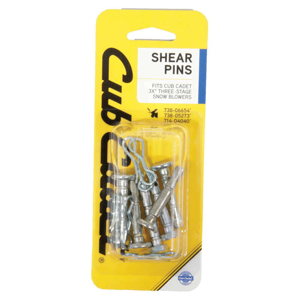 Hardware 490-241-C062 Shear Pin Kit, For: Cub Cadet Three-Stage Snow Blowers