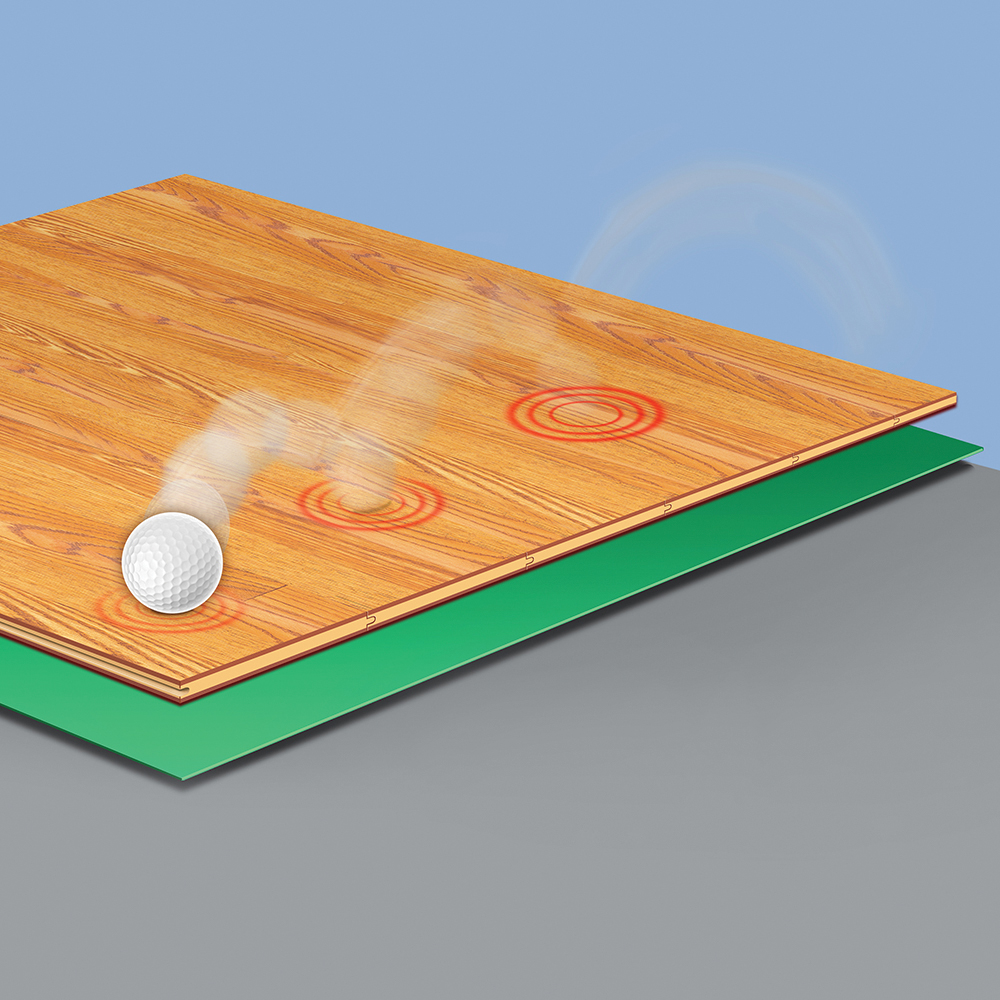 Roberts Quiet Cushion 70-180 Underlayment, 100 sq-ft Coverage Area, 27-1/2 ft L, 43-1/2 in W, 2 mm Thick