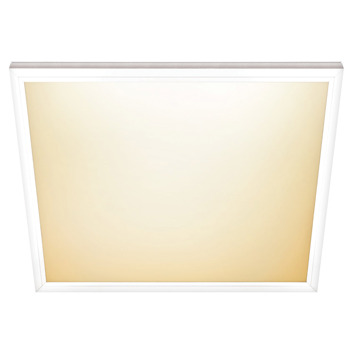 Feit Electric FP2X2/6WY/WH Flush-Mount Light Fixture, 120 V, 48 W, LED Lamp, 4250 Lumens, Plastic Fixture, White Fixture - 2