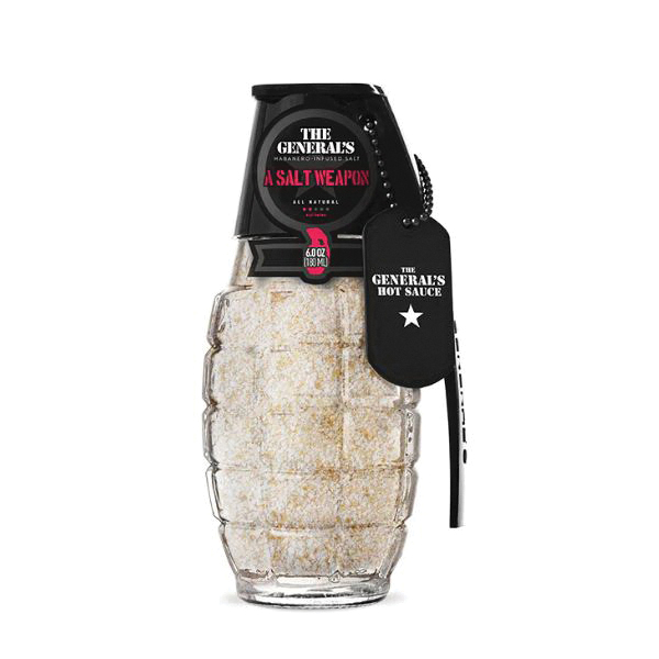 A Salt Weapon Series 0311-048 Seasoning Salt, Habanero Pepper, 6 oz Bottle