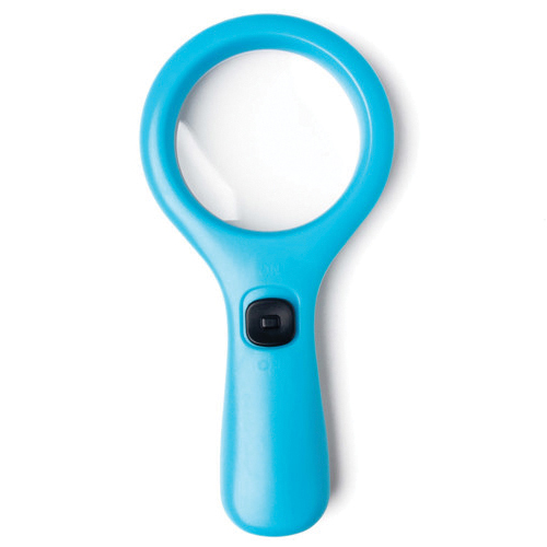 Modern Monkey Get A Clue MMGAC18 LED Magnifier, Round Mirror, 2.5X Magnification - 1